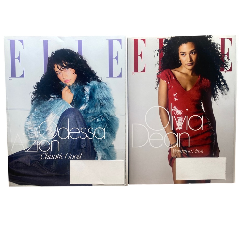 Elle Magazine Bundle 2026 Odessa Azion Olivia Dean Fashion Lifestyle Trav